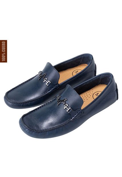 Mocasín Driver Will Con Herraje Azul Jean Mh Mocs Mocasín Driver Will Con Herraje Azul Jean Mh Mocs Talla 40