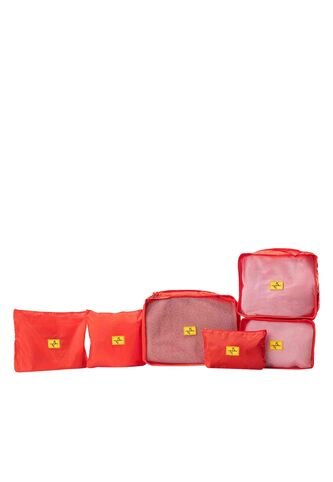 Accesorio Viaje Kit De 6 Bolsas Rojo Xmas Accesorio Viaje Kit De 6 Bolsas Rojo Xmas Mario Hernández