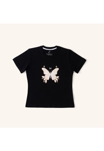 Camiseta Alas Negro Tierra Arriba Mario Hernández