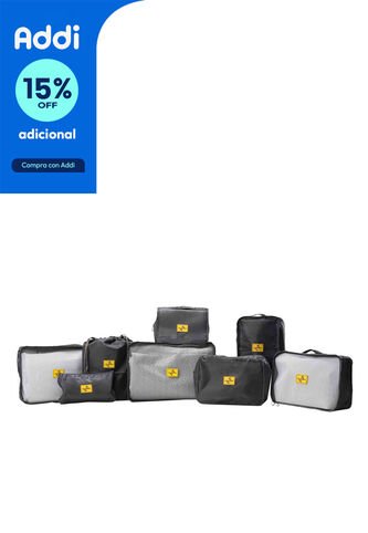 Accesorio Viaje Kit De 8 Bolsas Gris Xmas Accesorio Viaje Kit De 8 Bolsas Gris Xmas Mario Hernández