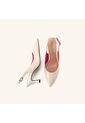 Tacones Capital Con Correa Beige Blanco Glamour Tacones Capital Con Correa Beige Blanco Glamour Talla 39 de Mario Hernández