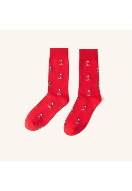 Medias Golf Rojo MH Socks Medias Golf Rojo MH Socks