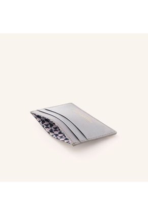 Tarjetero Plano Gris Mariposas Tarjetero Plano Gris Mariposas