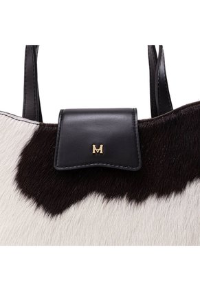 Tote Alas Mini Vaca Negro Jungla