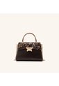Bolso De Mano Alma Con Cadena Capuchino Mariposas de Mario Hernández