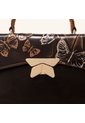 Bolso De Mano Alma Con Cadena Capuchino Mariposas de Mario Hernández