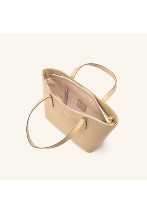 Tote Alas Mediano Taupe Coral Tote Alas Mediano Taupe Coral