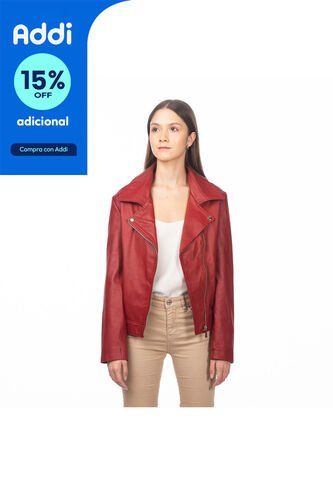 Chaqueta Biker Agata Granate Gema Chaqueta Biker Agata Granate Gema Talla 10 Mario Hernández