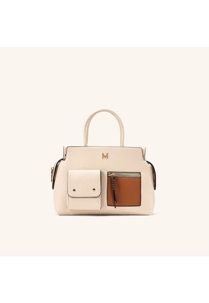 Bolso De Mano Tara Lt Beige Terracota Bolso De Mano Tara Lt Beige Terracota