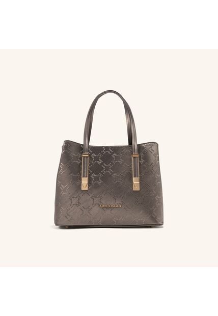 Satchel Kantu Negro Plata Kroma Satchel Kantu Negro Plata Kroma