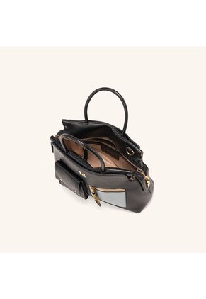 Bolso De Mano Tara Lt Negro Terracota Bolso De Mano Tara Lt Negro Terracota