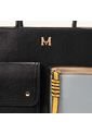 Bolso De Mano Tara Lt Negro Terracota Bolso De Mano Tara Lt Negro Terracota de Mario Hernández