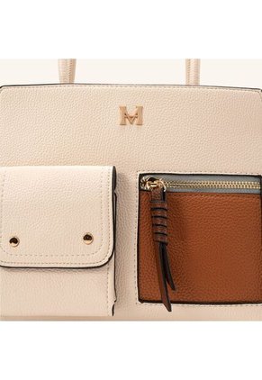 Bolso De Mano Tara Lt Beige Terracota Bolso De Mano Tara Lt Beige Terracota