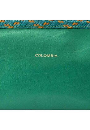 Cosmetiquero Mediano Verde Caña Flecha Cosmetiquero Mediano Verde Caña Flecha