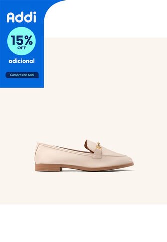 Mocasín Gardenia Vainilla Julia Mocasín Gardenia Vainilla Julia Talla 39 Mario Hernández