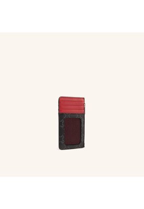 Tarjetero 8 Tarjetas Con Zip Toro Primario Básico Tarjetero 8 Tarjetas Con Zip Toro Primario Básico