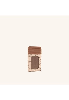 Tarjetero 8 Tarjetas Con Zip Beige Chai Primario Básico Tarjetero 8 Tarjetas Con Zip Beige Chai Primario Básico