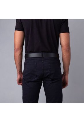 Cinturón Casual Monograma Doble Faz Negro Caramelo Cinturón Casual Monograma Doble Faz Negro Caramelo Talla S