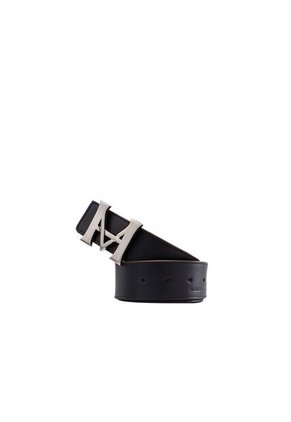 Cinturón Casual Monograma Doble Faz Negro Caramelo Cinturón Casual Monograma Doble Faz Negro Caramelo Talla S