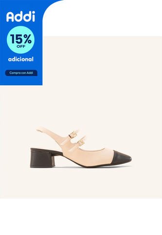 Tacones Bonaire Beige Negro Brisabonita Tacones Bonaire Beige Negro Brisabonita Talla 36 Mario Hernández