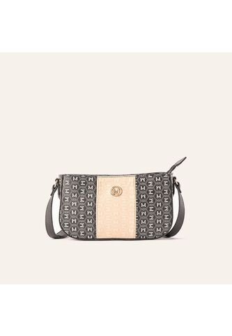 Manos Libres Pouch Bluma Negro Taupe Cala Manos Libres Pouch Bluma Negro Taupe Cala Mario Hernández