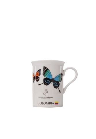 Mug Monarca Blanco Hueso Pequeño MH Mugs Mug Monarca Blanco Hueso Pequeño Mh Mugs Mario Hernández