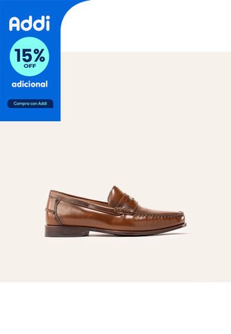 Mocasín Leal Café Premium Mocasín Leal Café Premium Talla 43 Mario Hernández
