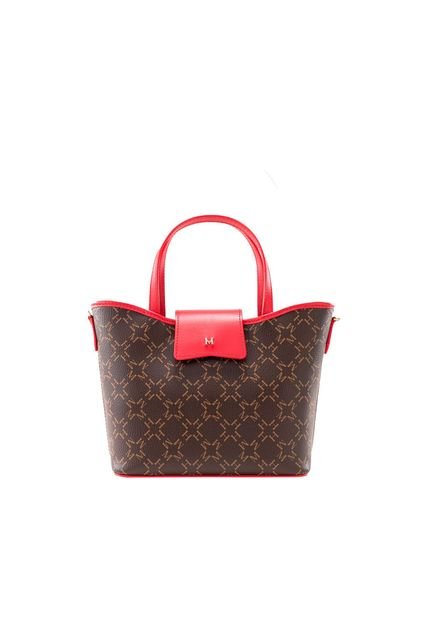Tote Alas Mini Café Rojo Primario Básico Tote Alas Mini Café Rojo Primario Básico