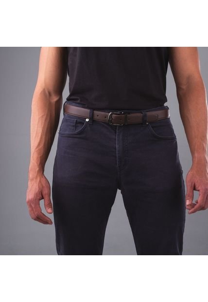 Cinturón Casual Salvador Chocolate Verde Cinturón Casual Salvador Chocolate Verde Talla 105