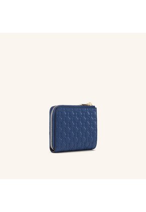 Billetera Zip Light Pequeña Azul Sarah Billetera Zip Light Pequeña Azul Sarah