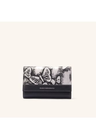 Billetera Tessa Platino Mariposas Billetera Tessa Platino Mariposas Mario Hernández