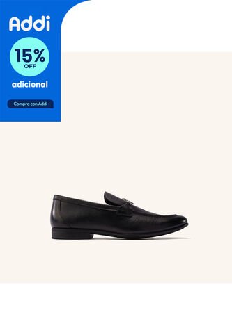 Mocasín Girón Negro Premium Mocasín Girón Negro Premium Talla 44 Mario Hernández