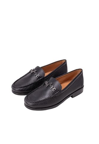 Mocasín Quintero Negro MH Mocs Mocasín Quintero Negro MH Mocs Talla 39 Mario Hernández