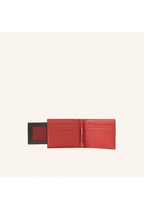 Porta Billetes Con Tarjetero Extraible Negro Rojo Castellano Porta Billetes Con Tarjetero Extraible Negro Rojo Castellano