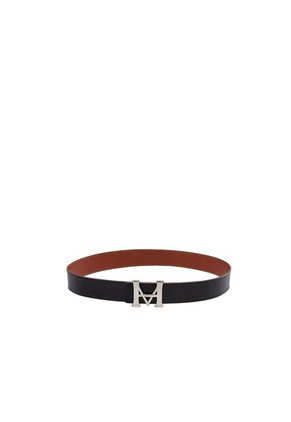 Cinturón Casual Monograma Doble Faz Negro Caramelo Cinturón Casual Monograma Doble Faz Negro Caramelo Talla S