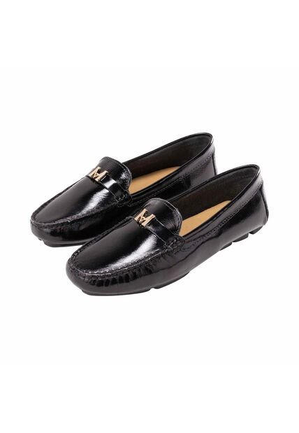 Mocasín Driver Andina Mini Negro Charol MH Mocs Mocasín Driver Andina Mini Negro Charol MH Mocs Talla 36