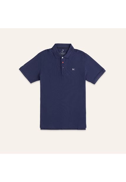 Camiseta Polo Emblema Azul Tierra Arriba Camiseta Polo Emblema Azul Tierra Arriba Talla L