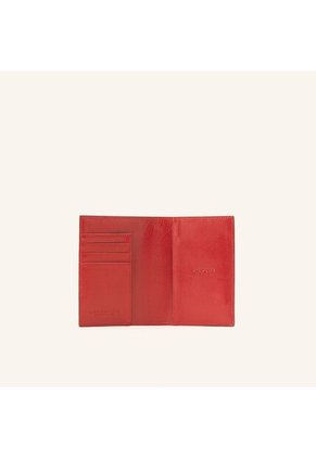 Porta Pasaporte Sencillo Negro Rojo Castellano Porta Pasaporte Sencillo Negro Rojo Castellano