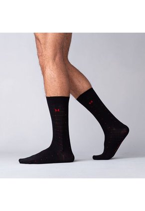 Medias Mosaico Extrafina Negro Mh Socks Medias Mosaico Extrafina Negro Mh Socks