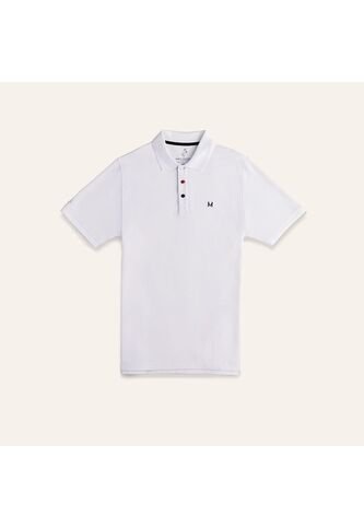 Camiseta Polo Emblema Blanco Tierra Arriba Camiseta Polo Emblema Blanco Tierra Arriba Talla XL Mario Hernández