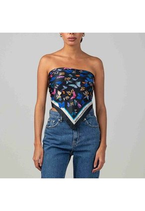 Pañoleta Carre Falena Azul 70x70 Foulard Pañoleta Carre Falena Azul 70x70 Foulard