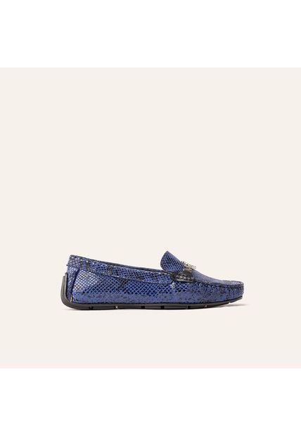 Mocasín Sofia Pitón Azul MH Mocs Mocasín Sofia Pitón Azul MH Mocs Talla 35