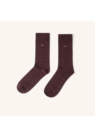 Medias Mosaico Extrafina Vino MH Socks Medias Mosaico Extrafina Vino MH Socks Mario Hernández