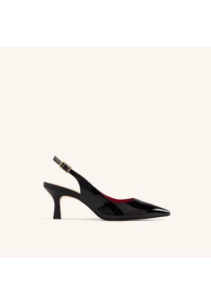 Tacones Capital Con Correa Negro Noche Glamour Tacones Capital Con Correa Negro Noche Glamour Talla 38