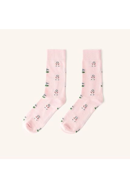 Medias Golf Rosado MH Socks Medias Golf Rosado MH Socks