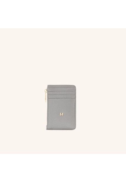 Tarjetero 8 Tarjetas Con Zip Plateado Metalizado Fontana Tarjetero 8 Tarjetas Con Zip Plateado Metalizado Fontana