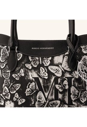 Tote Alas Mediano Platino Mariposas Tote Alas Mediano Platino Mariposas