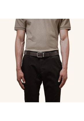 Cinturón Casual Doble Faz Chocolate Negro Esencial Cinturón Casual Doble Faz Chocolate Negro Esencial Talla 120