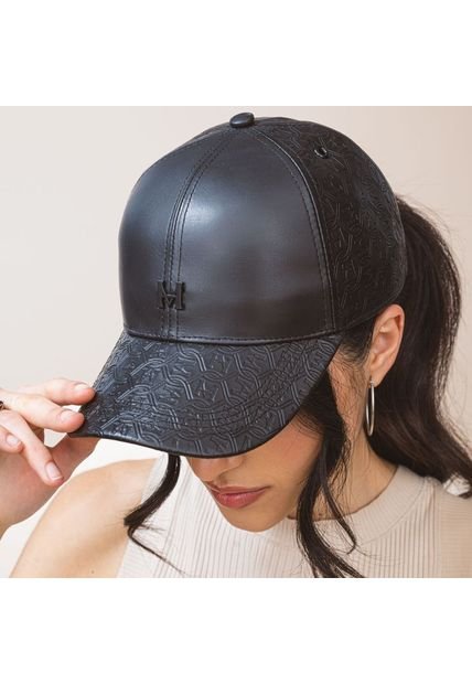 Gorra Beisbolera Huellas Negro Milliner Gorra Beisbolera Huellas Negro Milliner