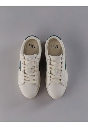 Tenis Huella Blanco Verde Tenis Huella Blanco Verde Talla 44